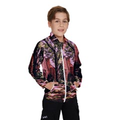 Hot Day In  Dallas 6 Wind Breaker (kids) by bestdesignintheworld