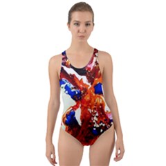 Smashed Butterfly 1 Cut-out Back One Piece Swimsuit by bestdesignintheworld