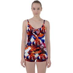 Smashed Butterfly 1 Tie Front Two Piece Tankini