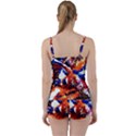 Smashed Butterfly 1 Tie Front Two Piece Tankini View2