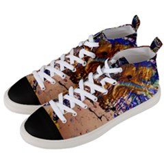 Light Of Candles Chandellier 1 Men s Mid-top Canvas Sneakers by bestdesignintheworld