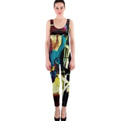 Dance Of Oil Towers 2 One Piece Catsuit by bestdesignintheworld