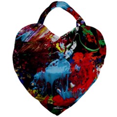 Two Hearts   One Beat 1 Giant Heart Shaped Tote by bestdesignintheworld