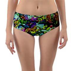 There Where Alice Took A Walk 5 Reversible Mid-waist Bikini Bottoms