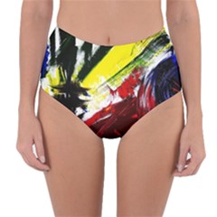 Lets Forget The Black Squere 2 Reversible High-waist Bikini Bottoms