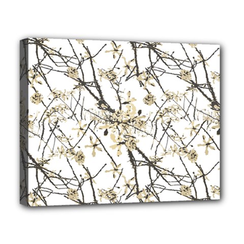 Nature Graphic Motif Pattern Deluxe Canvas 20  X 16   by dflcprints