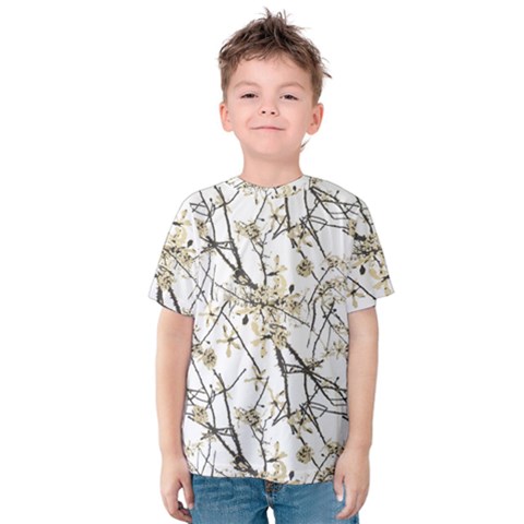 Nature Graphic Motif Pattern Kids  Cotton Tee by dflcprints