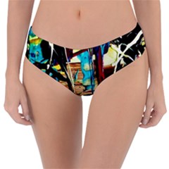 Dance Of Oil Towers 4 Reversible Classic Bikini Bottoms by bestdesignintheworld