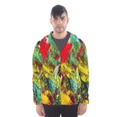 Yellow Chick 7 Hooded Wind Breaker (men) by bestdesignintheworld