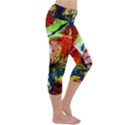 Untitled Red And Blue 3 Capri Yoga Leggings View3