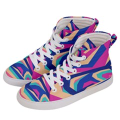 Salvia Men s Hi-top Skate Sneakers by ojonomadastore