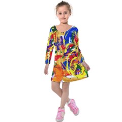 1504239 425515954276062 8735885017701089364 O - Mediterranean Kids  Long Sleeve Velvet Dress by bestdesignintheworld