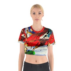 Catalina Island Not So Far 1 Cotton Crop Top by bestdesignintheworld