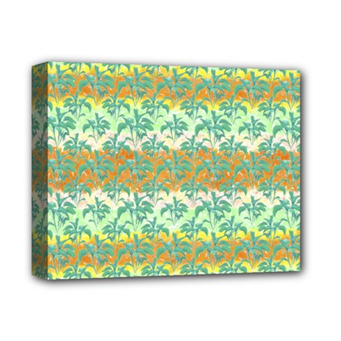 Colorful Tropical Print Pattern Deluxe Canvas 14  X 11  by dflcprints