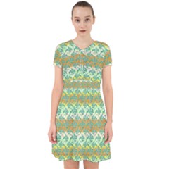 Colorful Tropical Print Pattern Adorable In Chiffon Dress by dflcprints