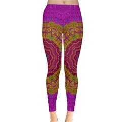 Summer Sun Shine In A Sunshine Mandala Leggings 