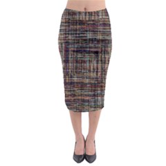 Unique Pattern Midi Pencil Skirt