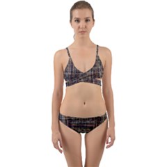 Unique Pattern Wrap Around Bikini Set