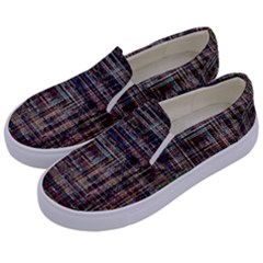 Unique Pattern Kids  Canvas Slip Ons by Sapixe