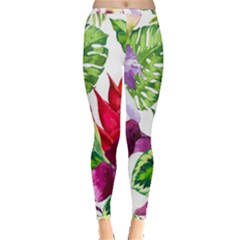 Vector Pattern Tropical Inside Out Leggings