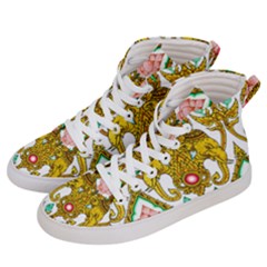 Traditional Thai Style Painting Women s Hi-top Skate Sneakers