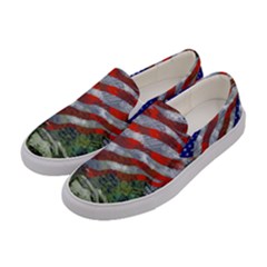 Usa United States Of America Images Independence Day Women s Canvas Slip Ons by Sapixe