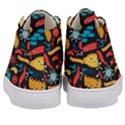 Virus Pattern Kid s Mid-Top Canvas Sneakers View4