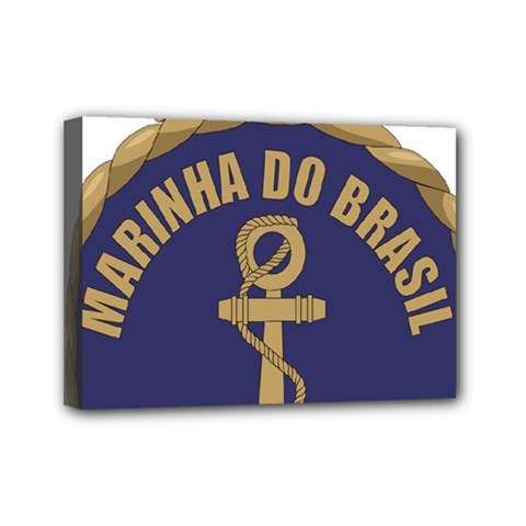 Seal Of Brazilian Navy  Mini Canvas 7  X 5  by abbeyz71