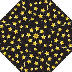 Yellow Stars Pattern Straight Umbrellas