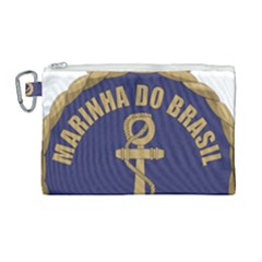 Seal Of Brazilian Navy  Canvas Cosmetic Bag (large) by abbeyz71