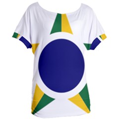 Roundel Of Brazilian Air Force Women s Oversized Tee by abbeyz71