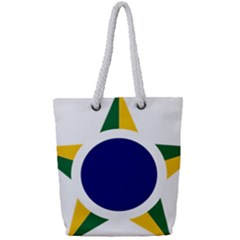 Roundel Of Brazilian Air Force Full Print Rope Handle Tote (small) by abbeyz71