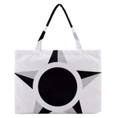 Roundel Of Brazilian Air Force (low Visibility) Zipper Medium Tote Bag by abbeyz71