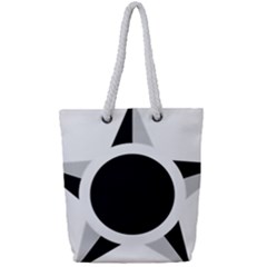 Roundel Of Brazilian Air Force (low Visibility) Full Print Rope Handle Tote (small) by abbeyz71