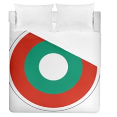 Bulgarian Air Force Roundel Duvet Cover (queen Size) by abbeyz71