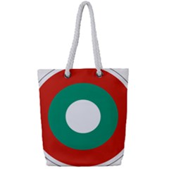 Bulgarian Air Force Roundel Full Print Rope Handle Tote (small) by abbeyz71