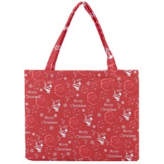 Santa Christmas Collage Mini Tote Bag by Sapixe