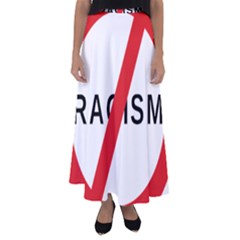 No Racism Flared Maxi Skirt