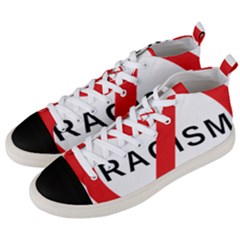 No Racism Men s Mid-top Canvas Sneakers by demongstore