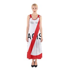 No Racism Sleeveless Maxi Dress