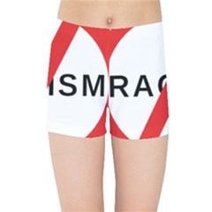 2000px No Racism Svg Kids Sports Shorts by demongstore