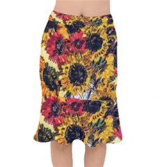 Sunflowers In A Scott House Mermaid Skirt by bestdesignintheworld