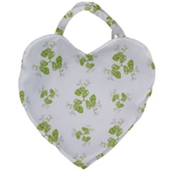Photographic Floral Decorative Pattern Giant Heart Shaped Tote by dflcprints