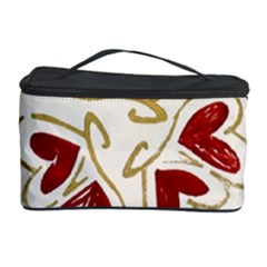 Loving Hearts Cosmetic Storage Case by Art2City