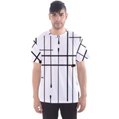 White Limits By Jandi Men s Sports Mesh Tee