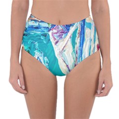 Marine On Balboa Island Reversible High-waist Bikini Bottoms