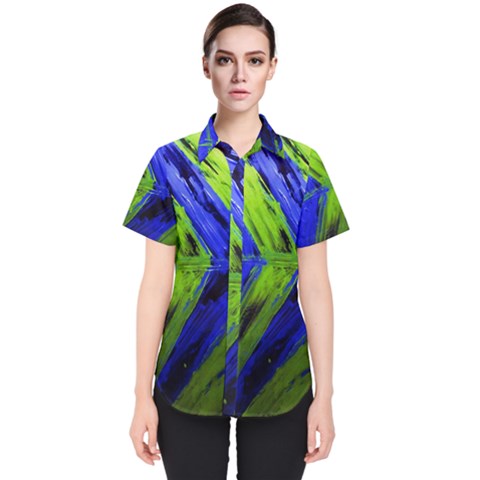 Point Of Equilibrium 7 Women s Short Sleeve Shirt by bestdesignintheworld