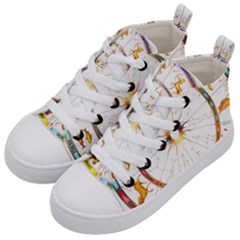 Zodiac  Institute Of Vedic Astrology Kid s Mid-top Canvas Sneakers