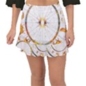 Zodiac  Institute Of Vedic Astrology Fishtail Mini Chiffon Skirt View1