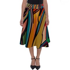 Vivid Colours Perfect Length Midi Skirt